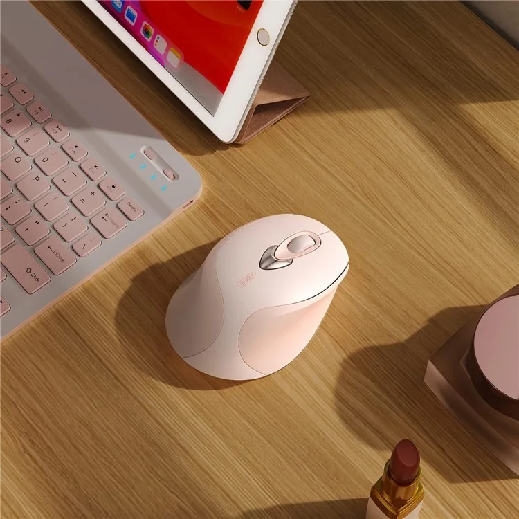 INPHIC M8 Rechargeable 2.4G Wireless Gaming Working Mouse Stylish Girls Mute Mice