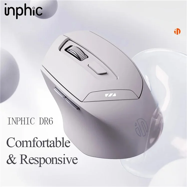 Inphic DR6 Bluetooth 4.0 / Bluetooth 5.0 / 2,4 g Drahtlose Maus -home -büro -computer Laptop Stummschalt Mäuse