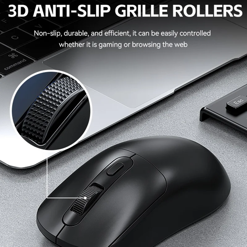 T-WOLF X8 Dual Mode Wireless Mouse with 500mAh Rechargeable Battery Gaming Mouse - White