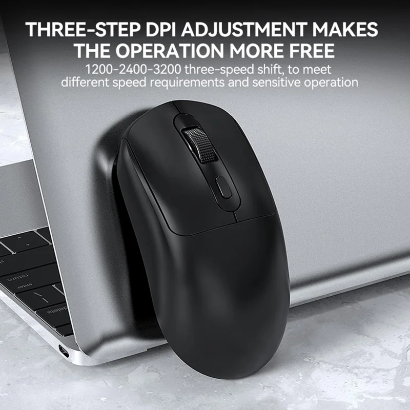 T-WOLF X8 Dual Mode Wireless Mouse with 500mAh Rechargeable Battery Gaming Mouse - White