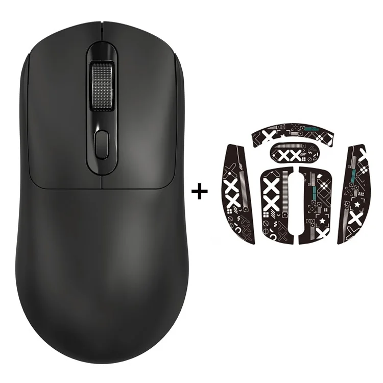 T-WOLF X8 Souris sans fil Bluetooth Mode unique 2,4G Rechargeable par USB-C pour Gaming - Noir