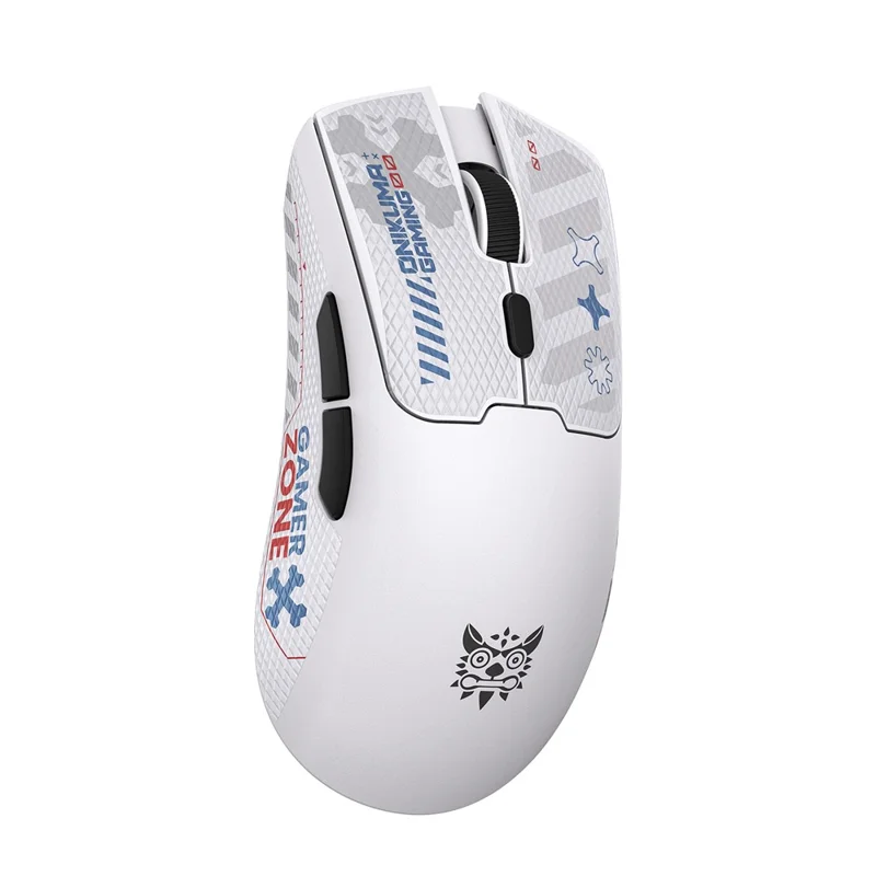 ONIKUMA DM01 Tri-Mode Gaming Mouse Wireless 2.4G Wired Type-C Bluetooth-Compatible Mouse with 6 DPI Levels - White