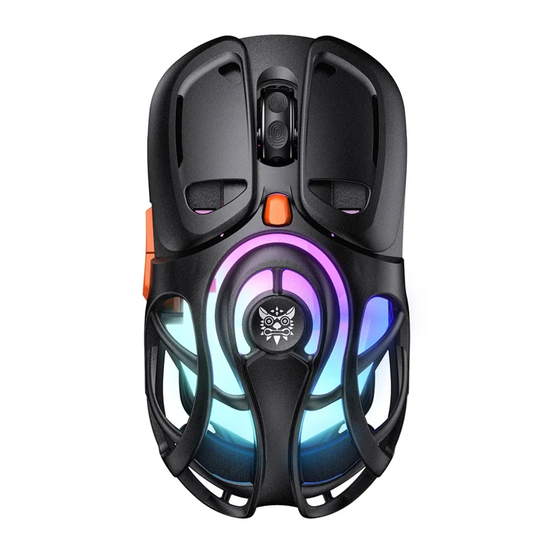 ONIKUMA DM02 Tri-Mode Gaming Mouse 2.4G Wireless Bluetooth-compatible 6 DPI Levels RGB Backlit Mouse - Black