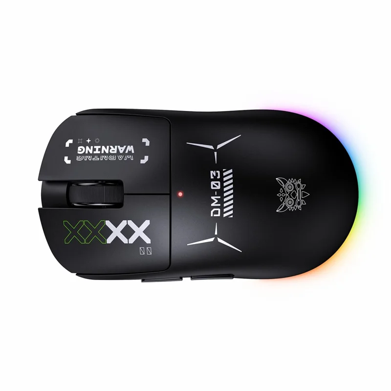 ONIKUMA DM03 Spelmus Trådlös 2,4 G Bluetooth-kompatibel Sladden 3-läges 12000 DPI Laddningsbar Mus för PC-spel Kontor