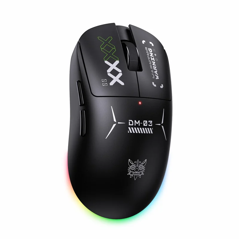 ONIKUMA DM03 Spelmus Trådlös 2,4 G Bluetooth-kompatibel Sladden 3-läges 12000 DPI Laddningsbar Mus för PC-spel Kontor