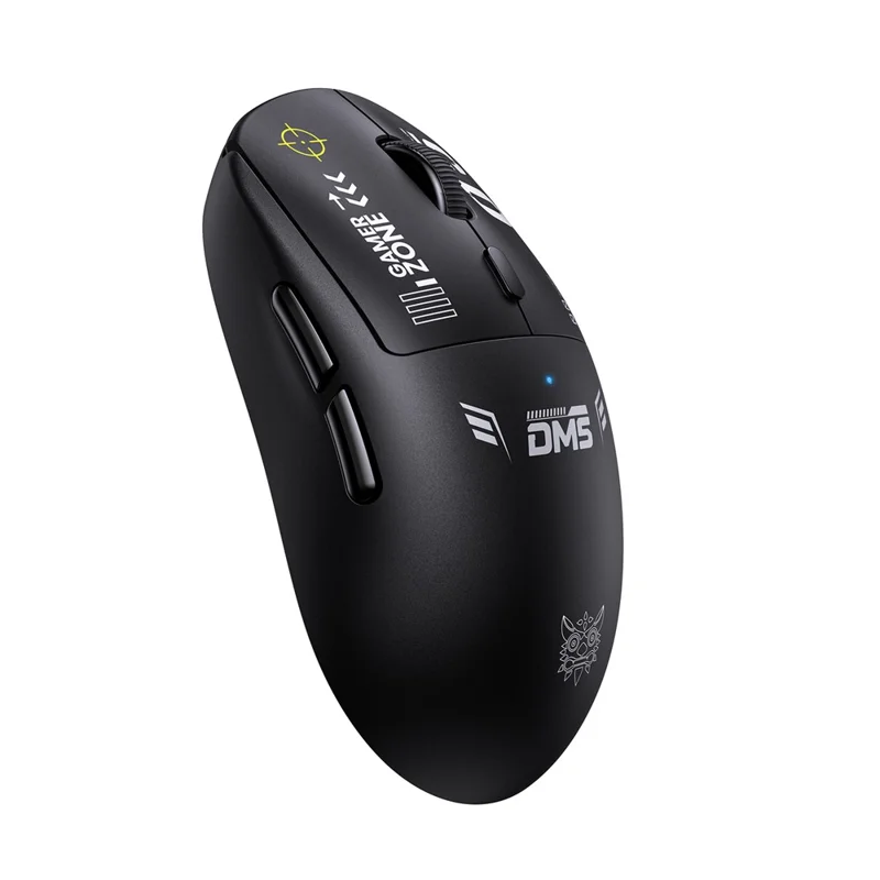 ONIKUMA DM05 Mouse da Gioco Tri-Modalità Bluetooth-compatibile 2.4G Wireless Cablato Ergonomico per PC - Nero