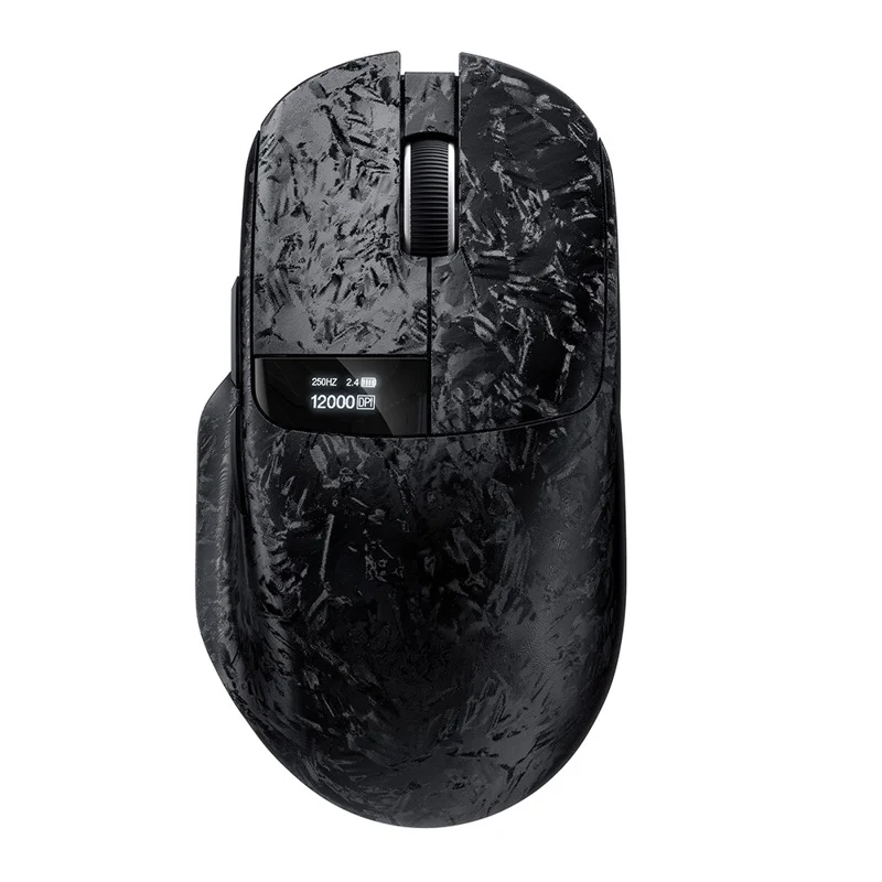 ONIKUMA DM08 Wireless Tri-Mode Gaming Mouse 2.4G Bluetooth-compatible Type-C OLED Display with RGB Charging Base - Black