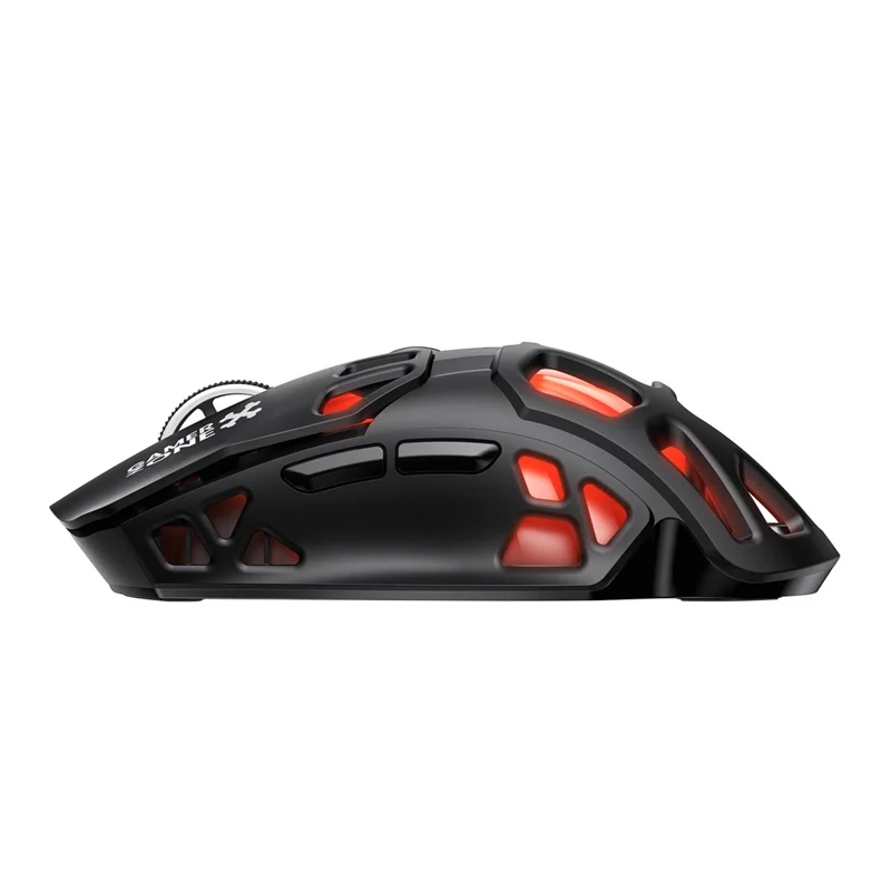 ONIKUMA DM09 Tri-Mode Wireless Gaming Mouse Hollow Design with RGB Magnetic Charging Base - Black