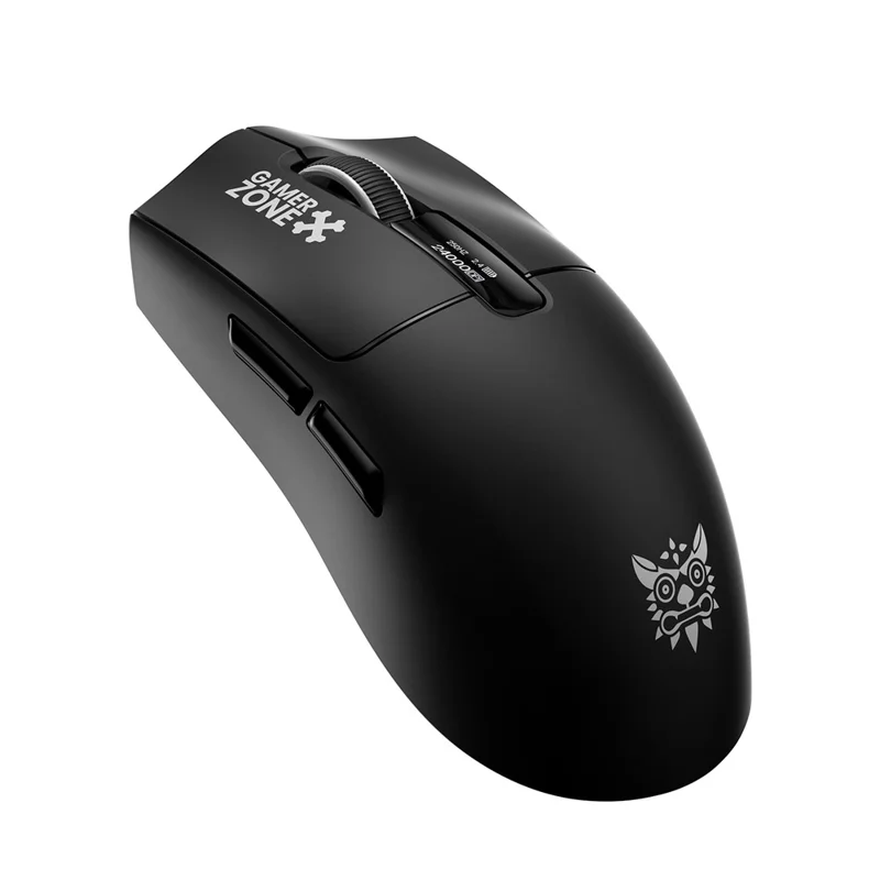 ONIKUMA DM10 Tri-Mode Wireless Gaming Mouse 6-Level DPI 1000Hz Polling Rate with RGB Charging Base - Black