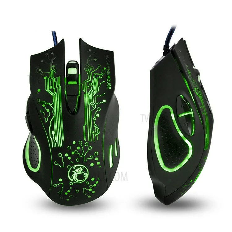 IMICE X9 Wired Optical Gaming Mouse 4 Ratones DPI Ajustables 6 Botones Programables Ratones de Juegos
