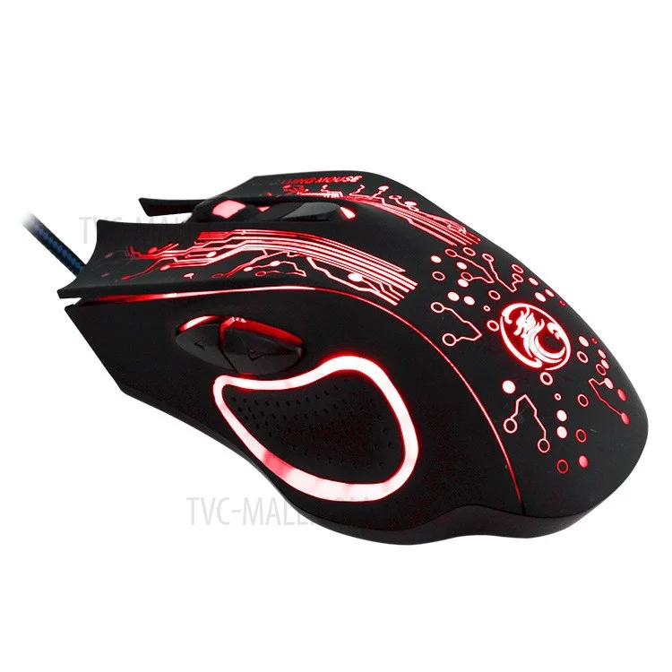 IMICE X9 Wired Optical Gaming Mouse 4 Adjustable DPI Mice 6 Programmable Buttons Gaming Mice