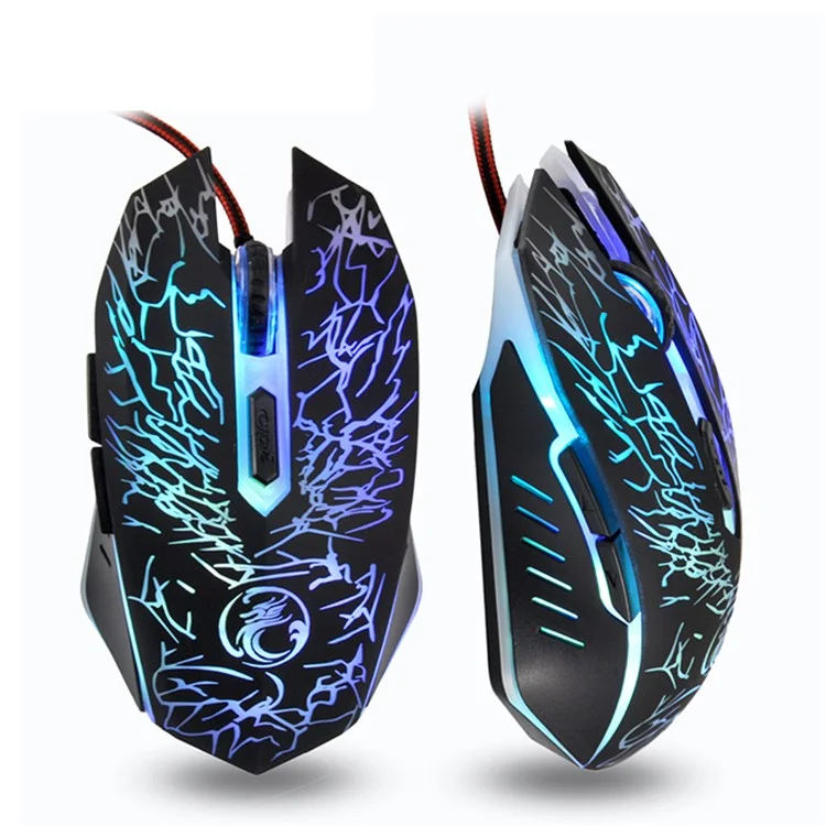 IMICE X5 Gaming Mouse RGB Backlit USB Wired Mouse Mice - Black