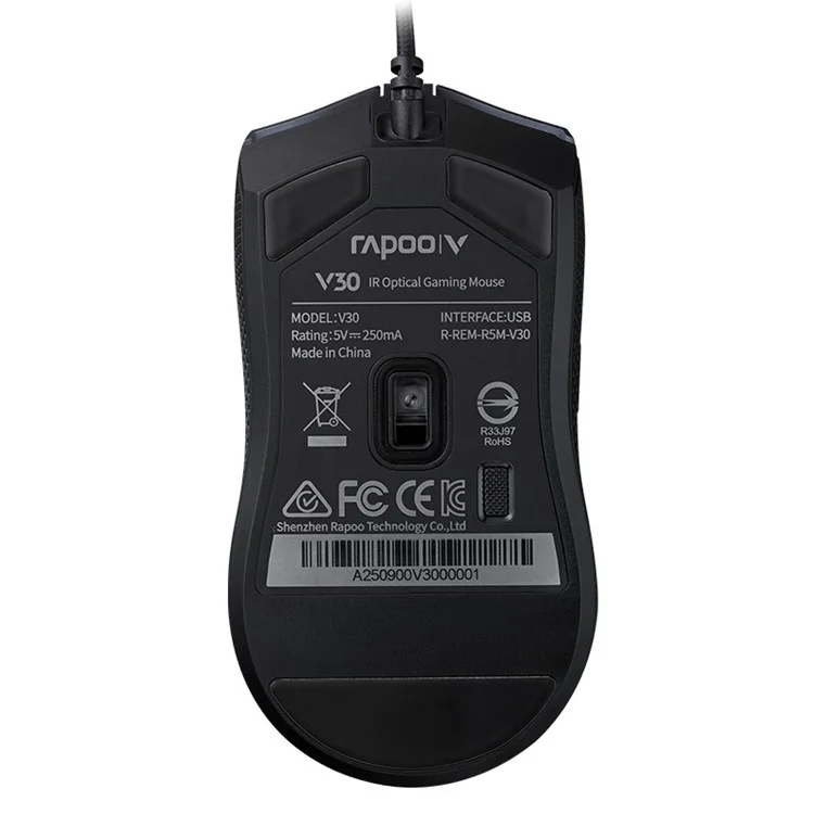 Vapoo V30 Wired Ergonycic Computer Mice Gaming Gaming Mouse с RGB с Подсветкой Для Ноутбуков пк