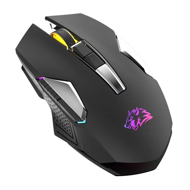 ZIYOU LANG X18 2.4GHz Wireless Bluetooth-compatible Mouse RGB Light 3 DPI Adjustable Cordless Computer Accessories - Black