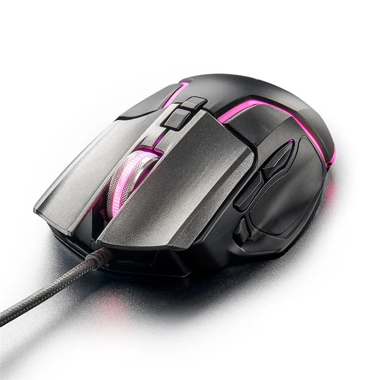 Fruitful Y2 Game Mechanical Wired Mouse 5 Velocità DPI Mouse da Gioco Regolabile Con Luce Respiratoria