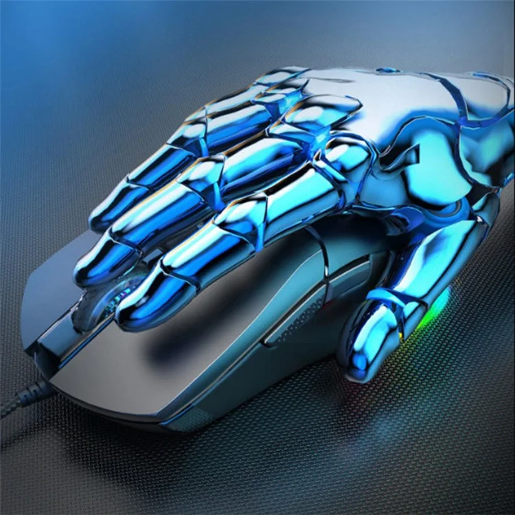 Y-fruitful M6 Rvb Light Wired Gaming Mouse 1,6m USB Gaming Mouse Support Macro Programmation