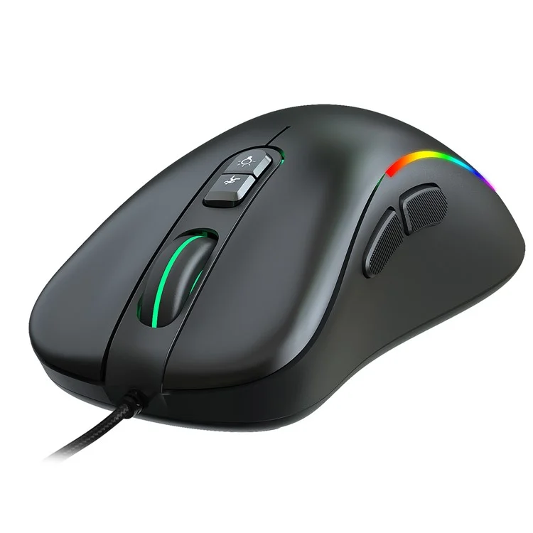 HXSJ J300 RGB Lighting Programmable Gaming Mouse[7 Buttons]