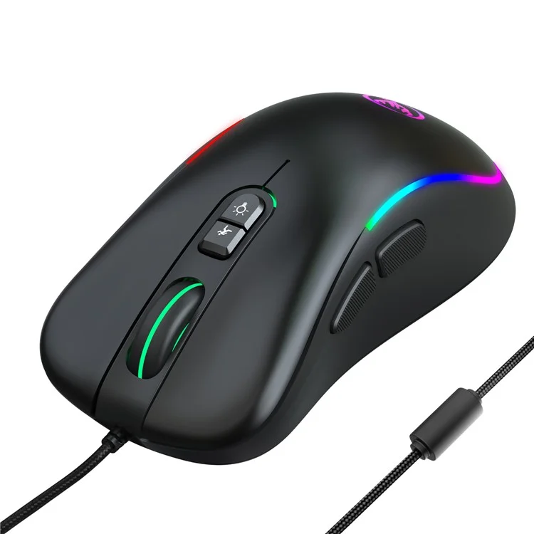 HXSJ J300 RGB Lighting Programmable Gaming Mouse[7 Buttons]