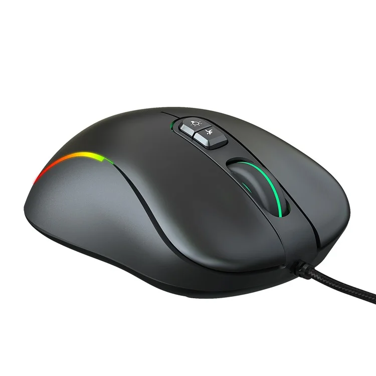 HXSJ J300 RGB Lighting Programmable Gaming Mouse[7 Buttons]