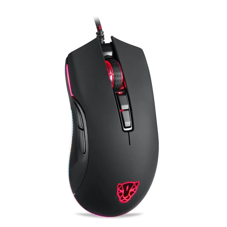 MOTOSPEED V70 PMW3325 Mouse de Jogos Ópticos 5000DPI RGB LED Camundongos Com Fio