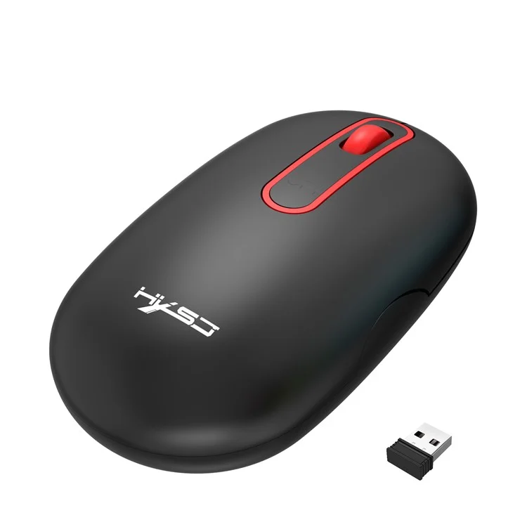 HXSJ T15 2,4 Ghz Mouse Silenzioso Per Laptop/PC Ricaricabile Per Laptop/PC - Nero