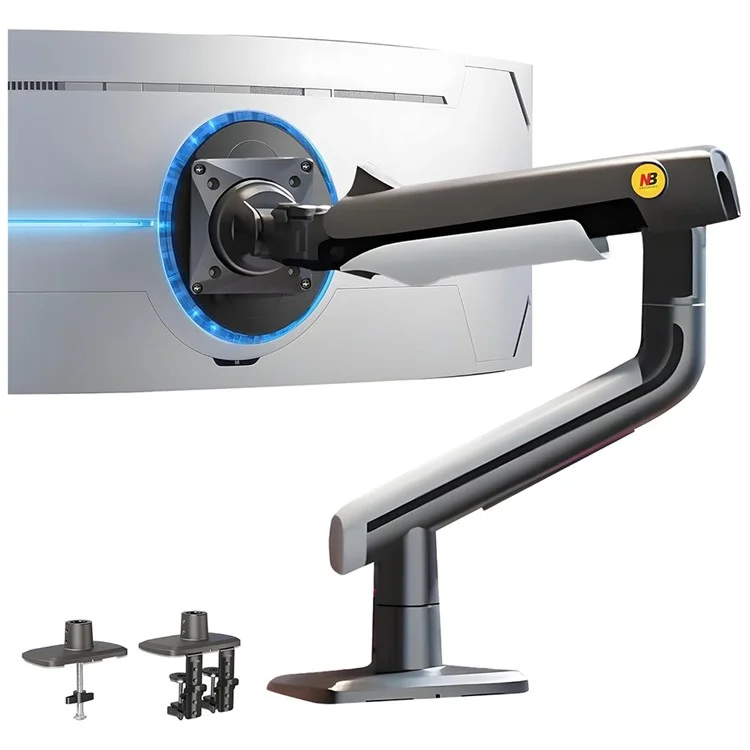 NORTH BAYOU A5 27-50 Inch Flat Ultrawide Curved Monitors Bracket Ergonomic Gaming Monitor Arm VESA Mount