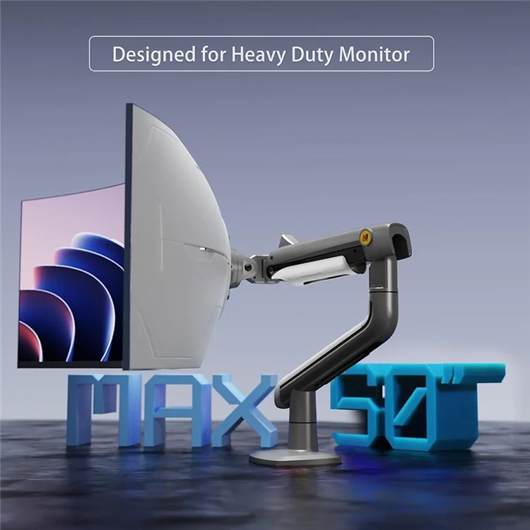 NORTH BAYOU A5 27-50 Inch Flat Ultrawide Curved Monitors Bracket Ergonomic Gaming Monitor Arm VESA Mount