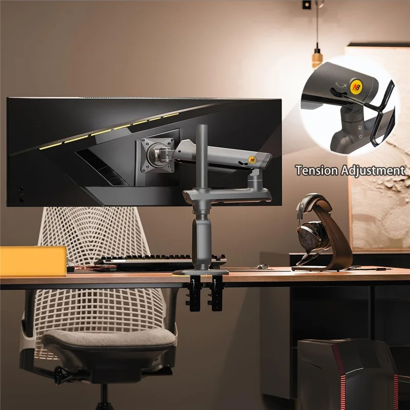 Soporte de Brazo Ergonómico para Monitor NORTH BAYOU A7 de 27 a 50 Pulgadas con Adaptador VESA