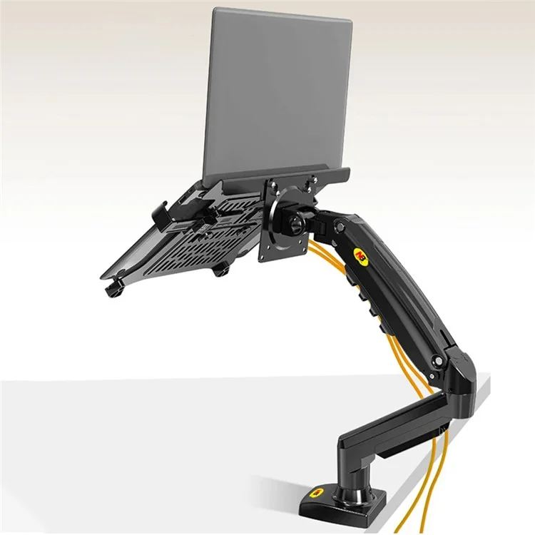 NORTH BAYOU F80-FP Soporte para Portátil Ajustable en Altura para Escritorio para Portátiles de 17-30 Pulgadas - Negro