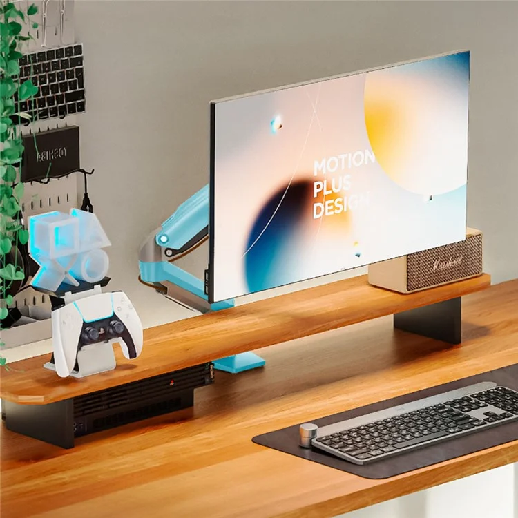 NORTH BAYOU F80 Monitorarm für 17-30 Zoll Displays – Höhenverstellbare Mechanische Schreibtisch-Halterung in Blau