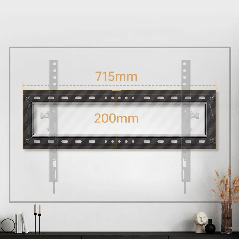 North Bayou DF80-T Universal 65-90 Pulgadas TV de Montaje en la Pared Del Soporte de la Pared Del Soporte de Televisión Ajustable