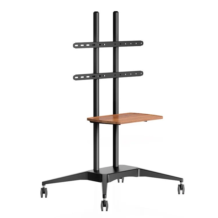 UPERGO UT-1 32-75 Zoll TV Mobile Stand Höhenverstellbar Displayständer TV Bodenständer mit Aufbewahrungsfach