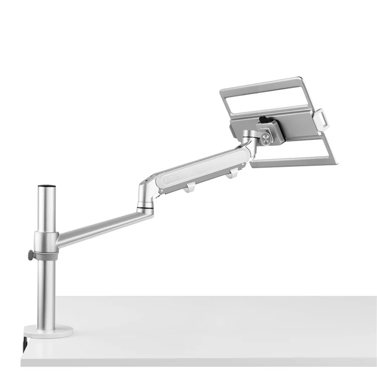 OL-1S Pro Suporte de Monitor Desk Mount Suporte de Monitor de Liga de Alumínio Ajustável Suporte de Monitor de Laptop - Prata