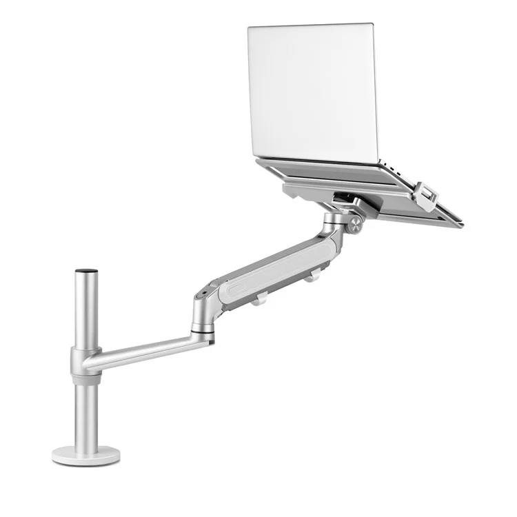 OL-1S Pro Suporte de Monitor Desk Mount Suporte de Monitor de Liga de Alumínio Ajustável Suporte de Monitor de Laptop - Prata