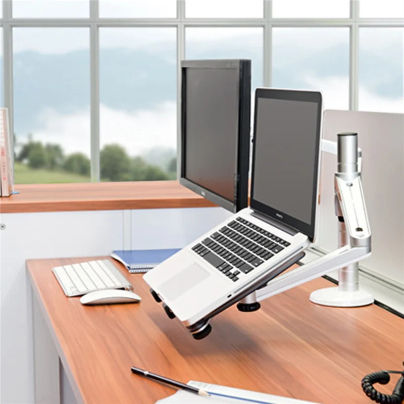 OA-7X Clip-on Desktop Laptop Stand LCD Monitor Aluminum Alloy Lifting Bracket
