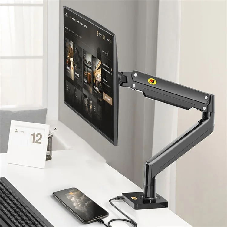 NB G45 Rotatable Computer Monitor Holder 22-40inch Adjustable Aluminum Alloy Bracket