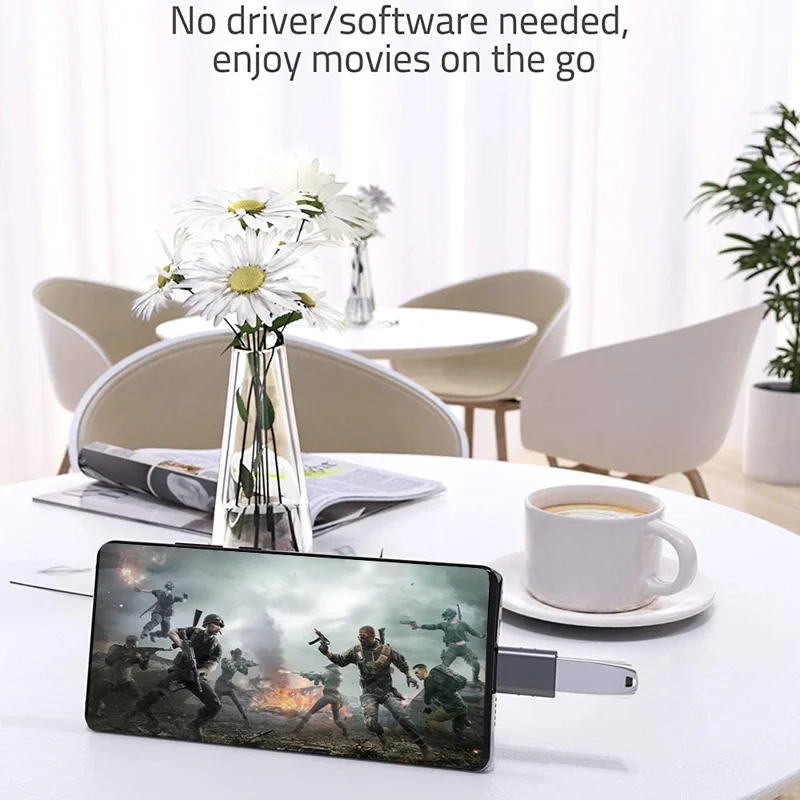 SYNTECH Mark3 2Pcs USB C Male to USB 3.0 Female Converter Zinc Alloy Fast Data Transfer Adapter