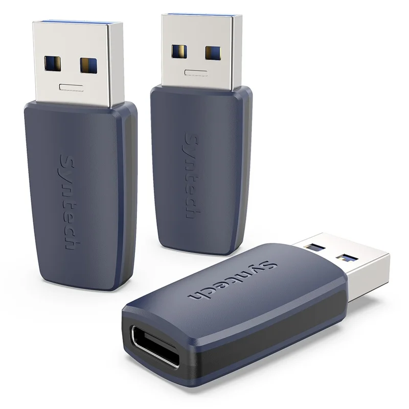 SYNTECH M1G-3 3Pcs USB C Female to USB 3.0 Male Converter 5Gbps Fast Data Transfer Adapter