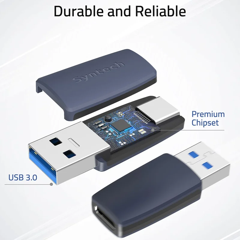 SYNTECH M1G-3 3Pcs USB C Female to USB 3.0 Male Converter 5Gbps Fast Data Transfer Adapter