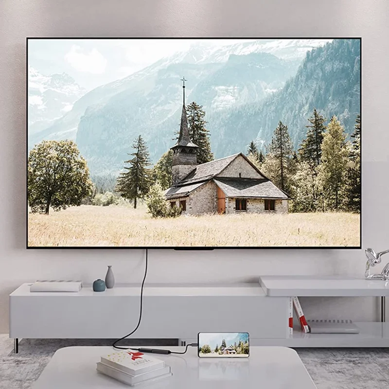 SYNTECH Mark10 USB C Male to HD Female Adapter 4K 30Hz Video Converter for MacBook / Dell / HP