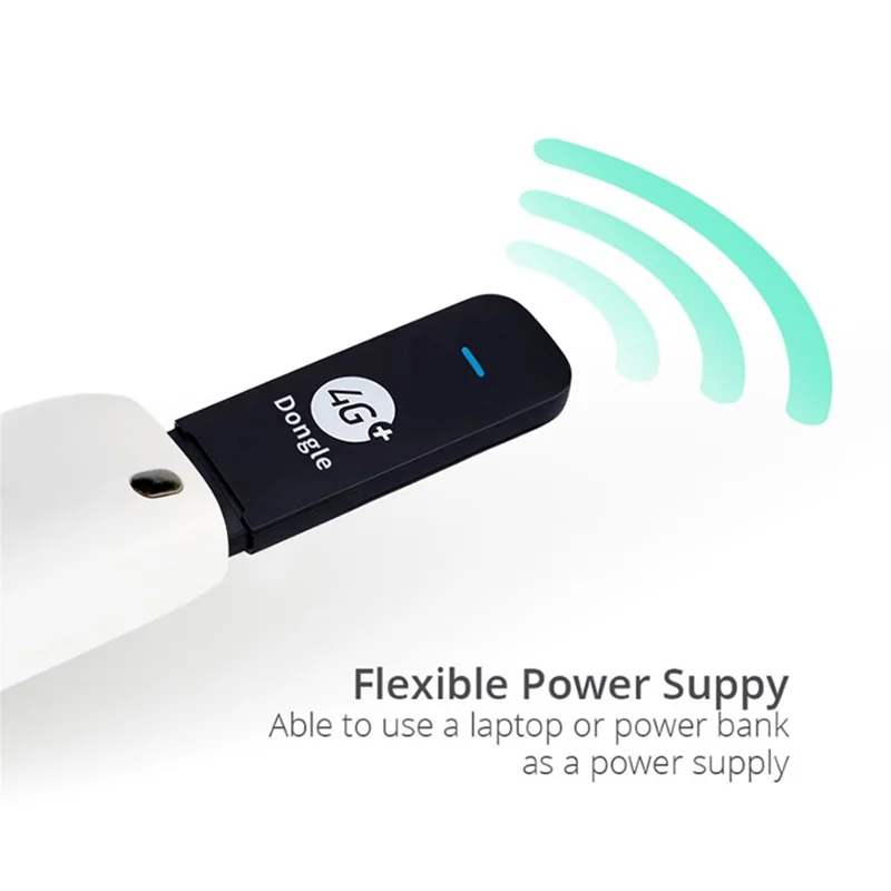 U8 4G LTE Router 150Mbps WiFi Dongle Wireless Network Card Unlocked USB Wireless WiFi Adapters (EU Version) - White