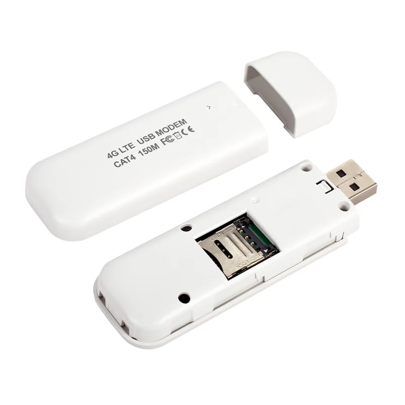 U8 4G LTE Router 150Mbps WiFi Dongle Wireless Network Card Unlocked USB Wireless WiFi Adapters (EU Version) - White