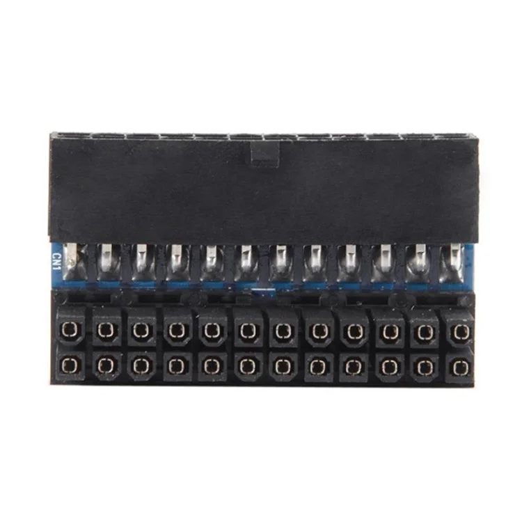 Adaptador de conector de alimentación de 24 pines a 24 pines PH24 de 90 grados para placa base PC Power Supply