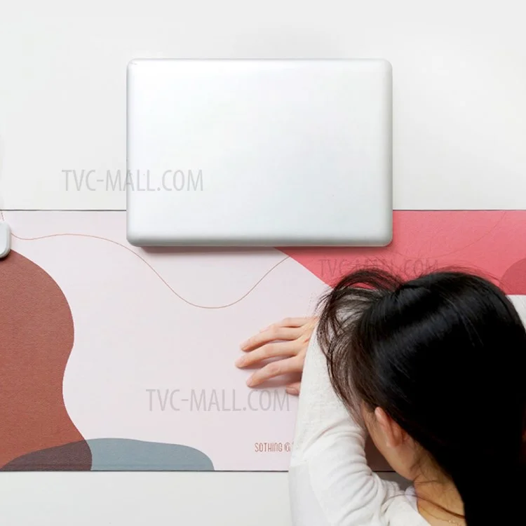XIAOMI YOUPIN SOTHING DSHJ-S-2009 Heated Mouse Pad Office Non-slip Warm Desk Pad Table Waterproof Warming Mat - Rose
