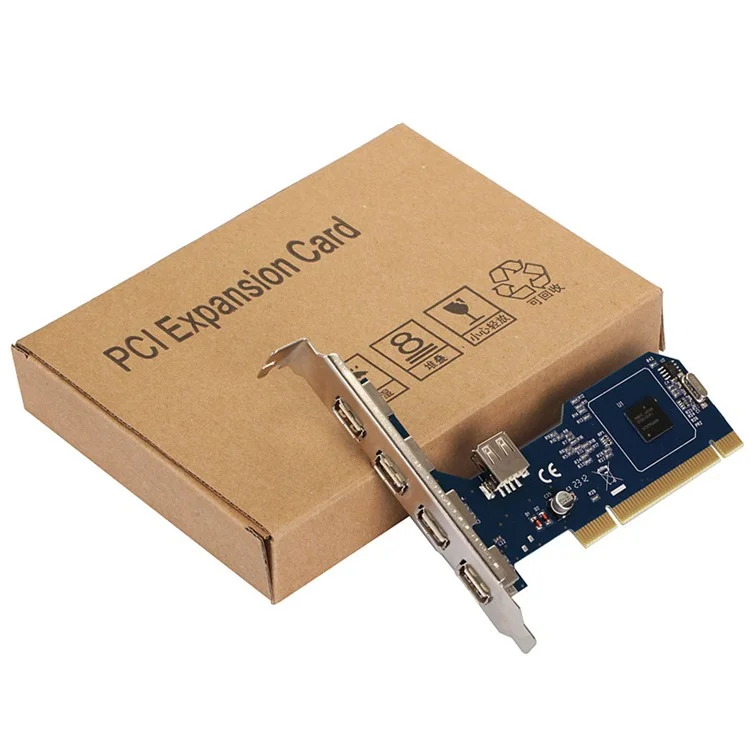 TXB045 NEC Chip PCI zu 5 USB2.0 Adapter Karte für Desktop-PC TXIC USB2.0 Erweiterungskarte