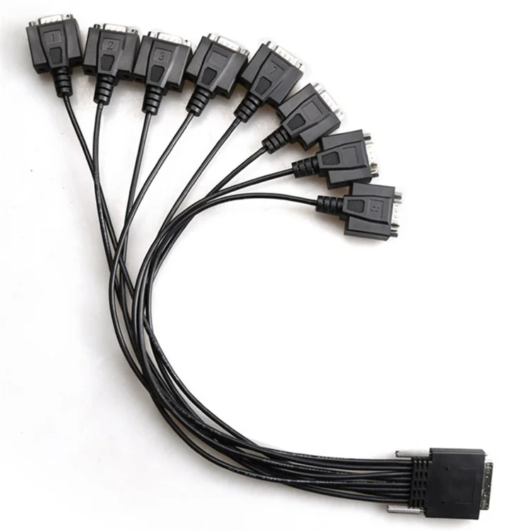 TXB062 8 Ports RS232 PCI Express Serial Card PCI-E Serial Expansion Card for Desktop Computer