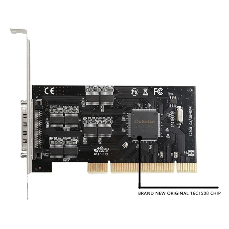 TXB062 8 Ports RS232 PCI Express Serial Card PCI-E Serial Expansion Card for Desktop Computer
