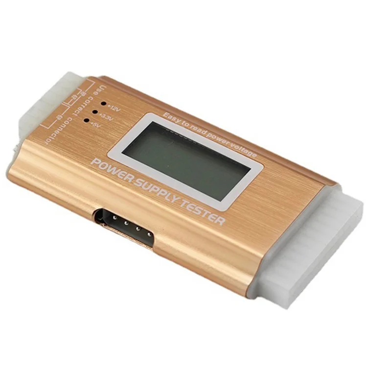 YNS-05 Aluminum Alloy LCD Display ATX Power Tester Desktop Computer Power Testing Tool