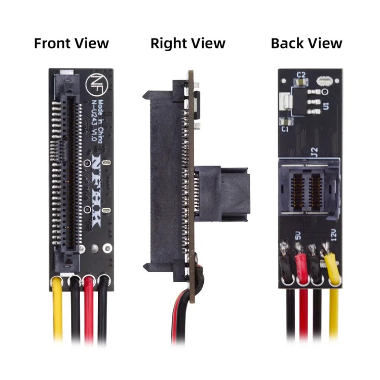 SFF-8643 PCI-E 4.0 Female to U.2 SFF-8639 U.3 NVME Pcie PCI-Express SSD Adapter for Mainboard