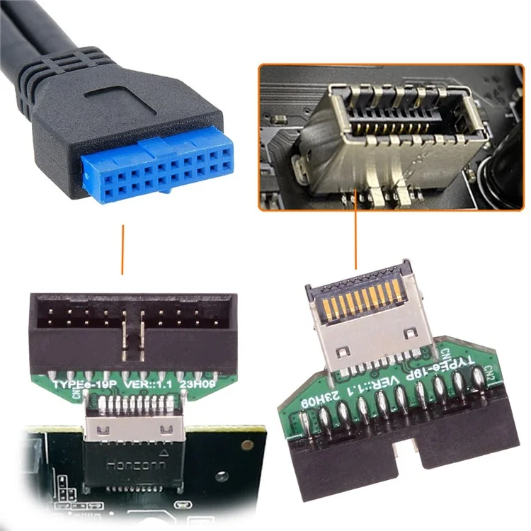 UC-141-TC004 Type-E IDC Socket USB 3.1.